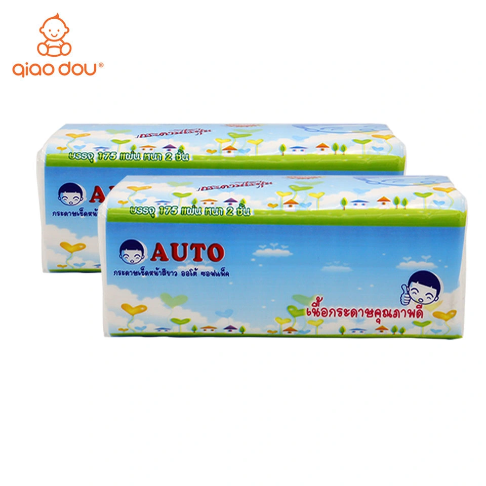 Factory White No-Embossing Soft Facial Tissue Paper