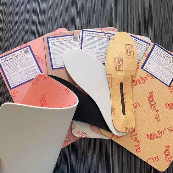 靴素材にEVAを使用した高品質紙製インソールボード