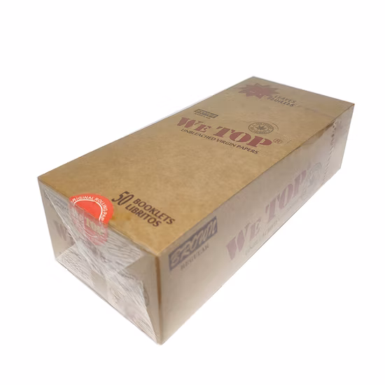 We Top ローリングペーパー レギュラーサイズ ブラウン OEM ローリングペーパー